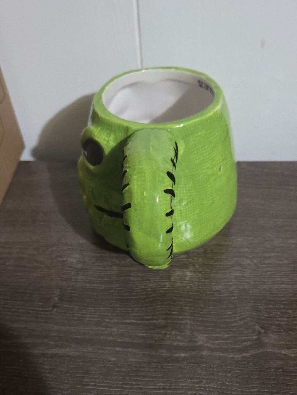 Disney Lime Green Sculpted Character Ceramic Mug with Black Accents - Picture 5 of 12